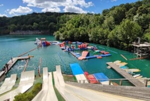 lac de guiche bainade famille sud landes